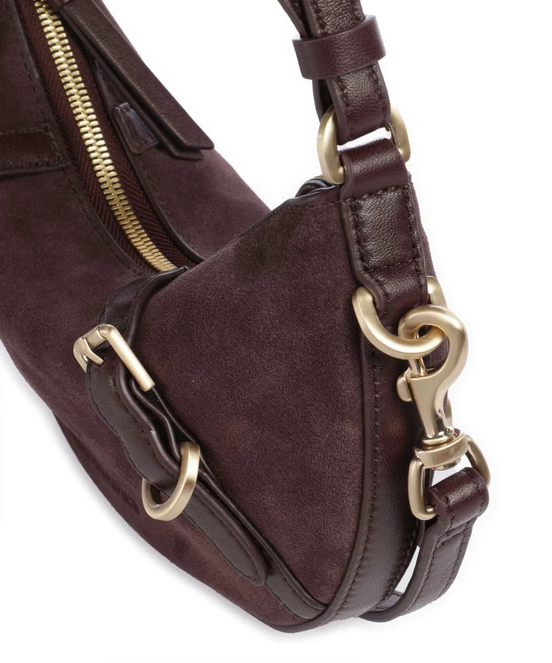 Les Visionnaires Enya Cozy Mini Sac porté épaule vinyard red