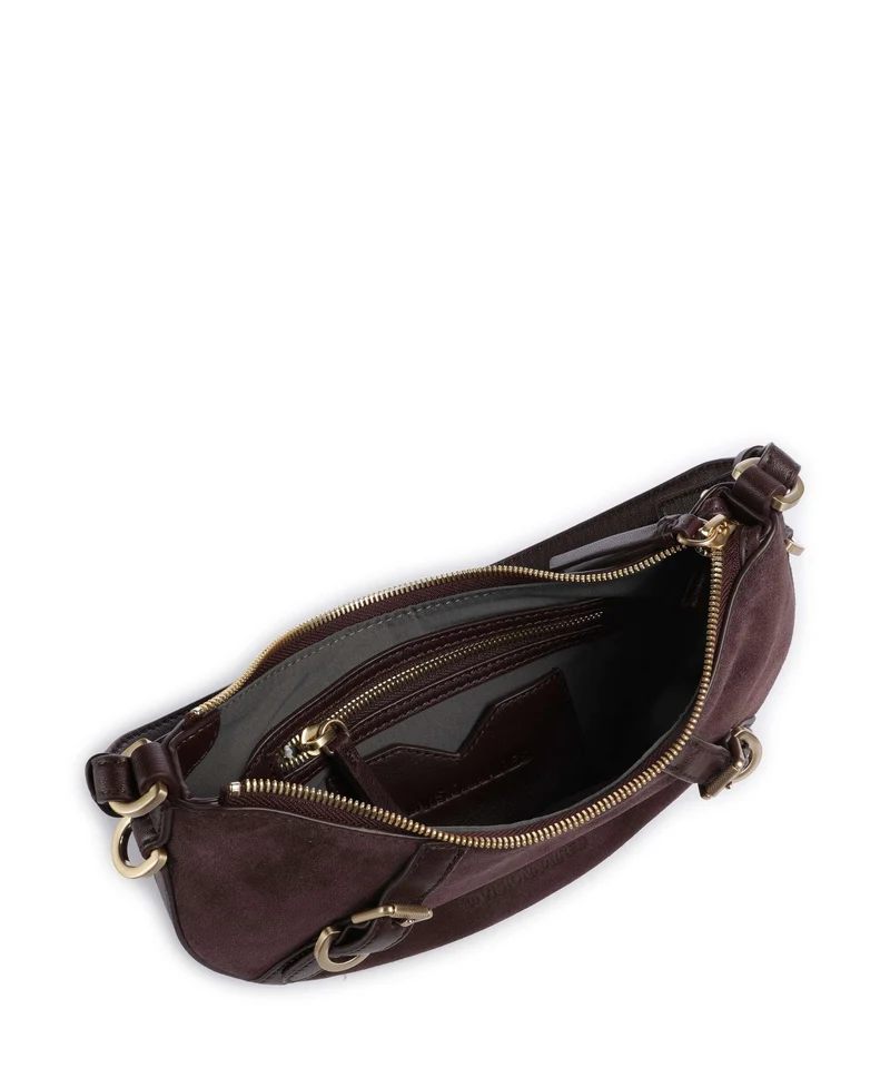 Les Visionnaires Enya Cozy Mini Sac porté épaule vinyard red