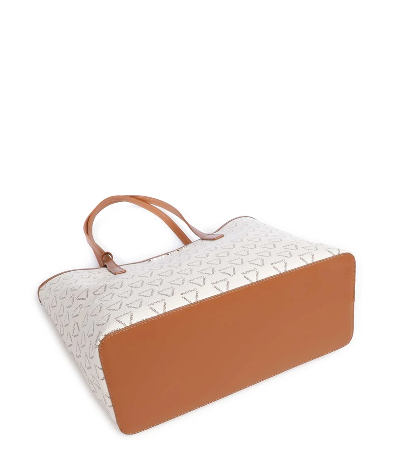 Valentino Bags Lady Re Cabas bianco/cuoio