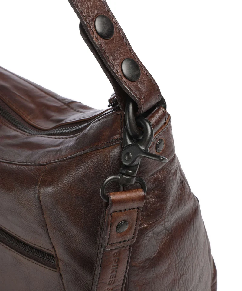 Spikes & Sparrow Apache Jinny Sac fourre-tout dark brown