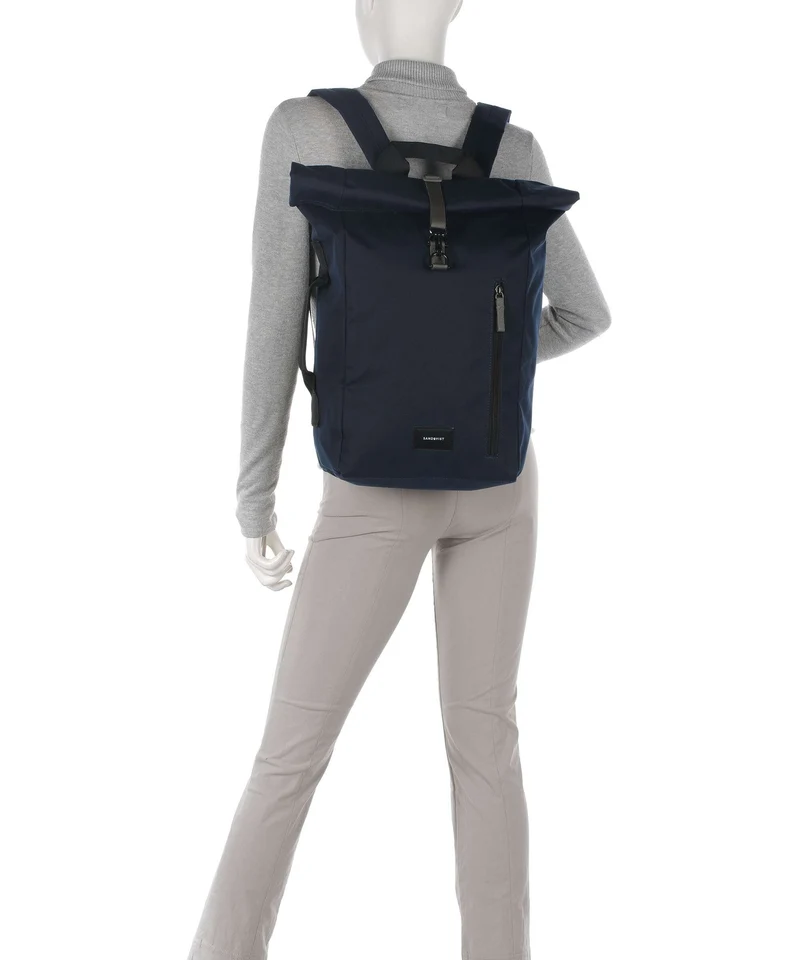 Sandqvist Ground Dante Vegan Sac à dos roll-top dawn green