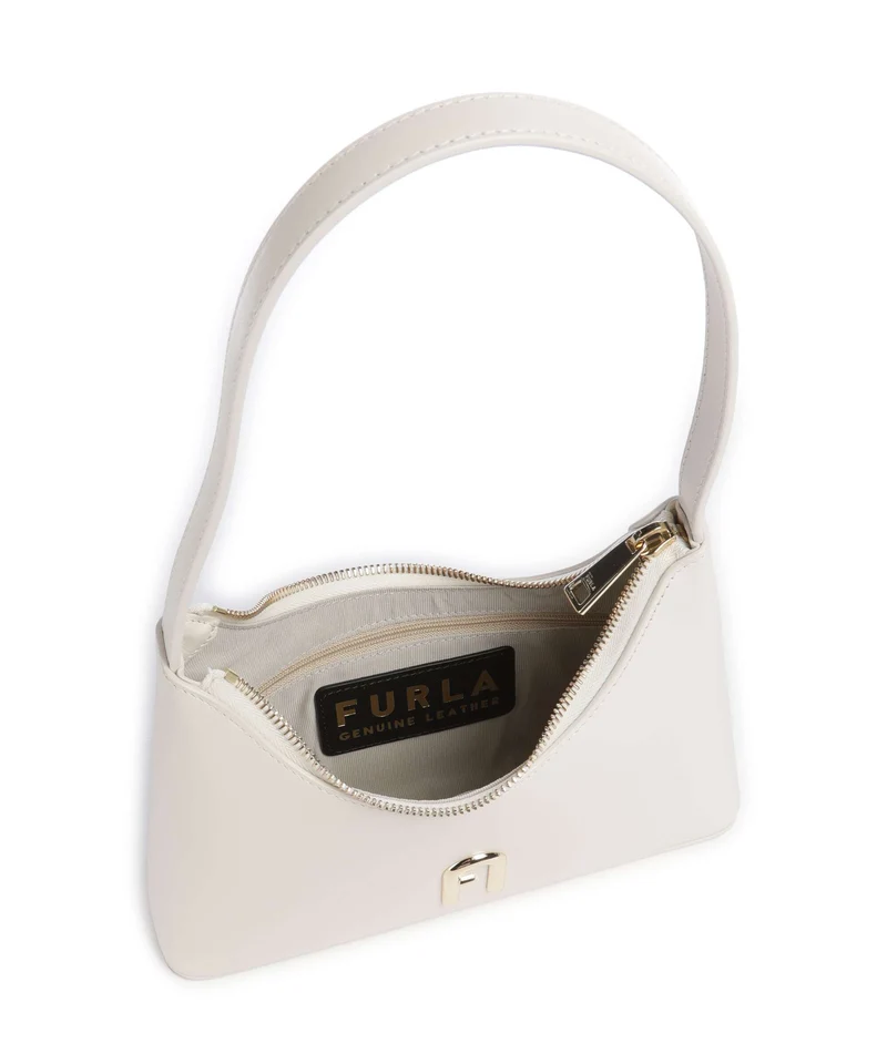 Furla Diamante Mini Sac porté épaule panna