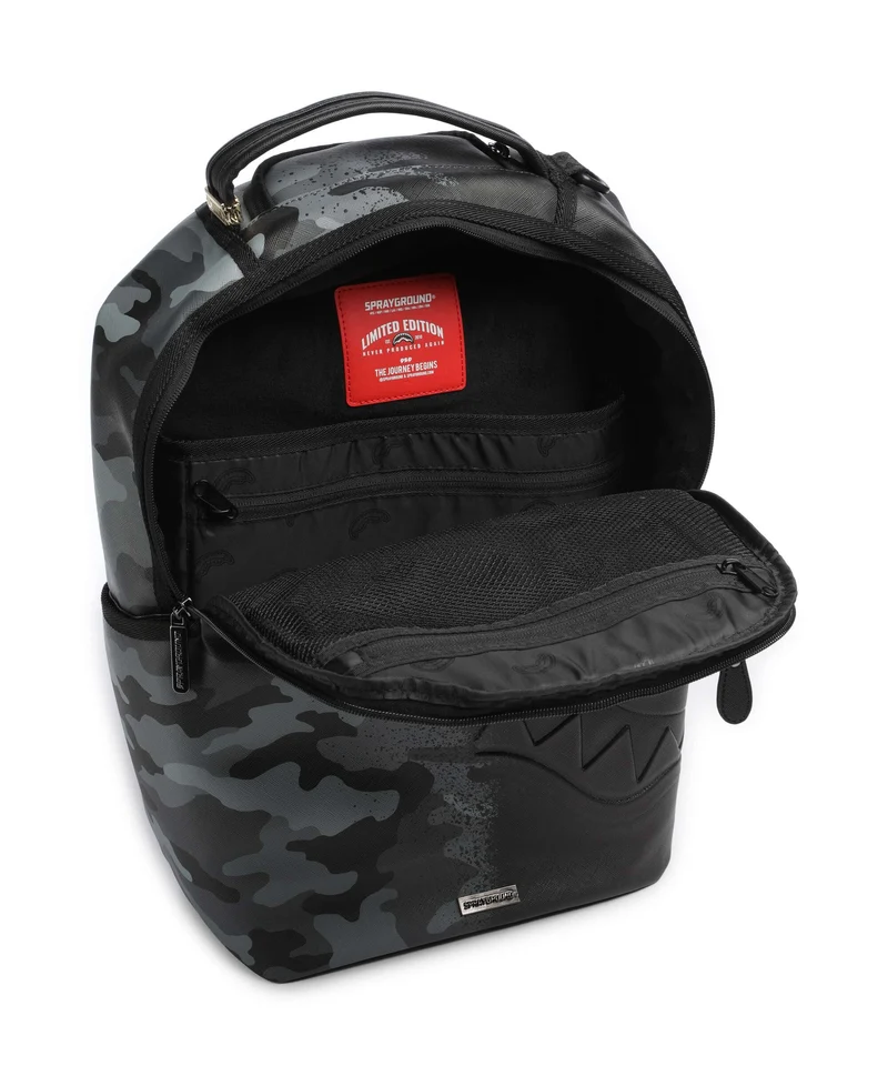 Sprayground Spray Split Night Camo Sac à dos black