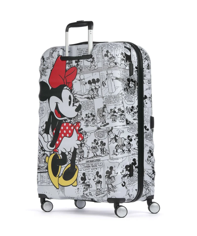 American Tourister Wavebreaker Disney Valise 4 roues minnie comics/white