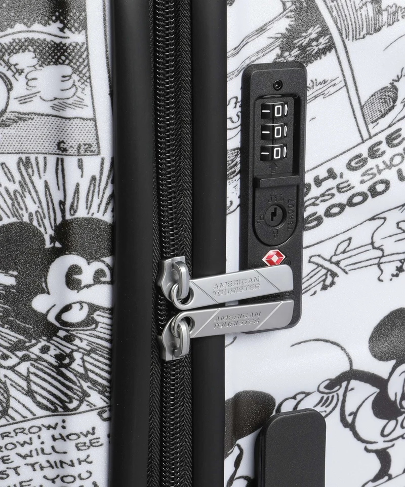 American Tourister Wavebreaker Disney Valise 4 roues minnie comics/white