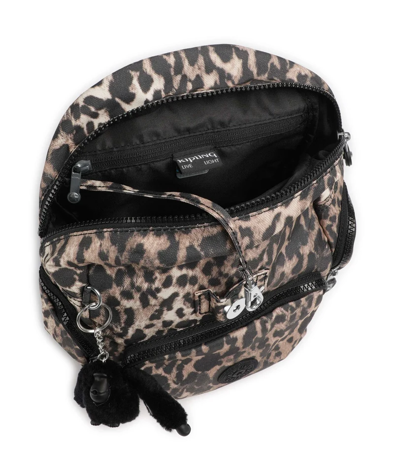Kipling Basic City Zip Mini Sac à dos wild leopard