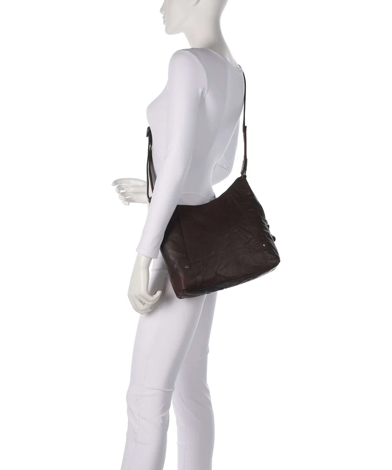 Spikes & Sparrow Bronco Jessyca Sac bandoulière dark brown