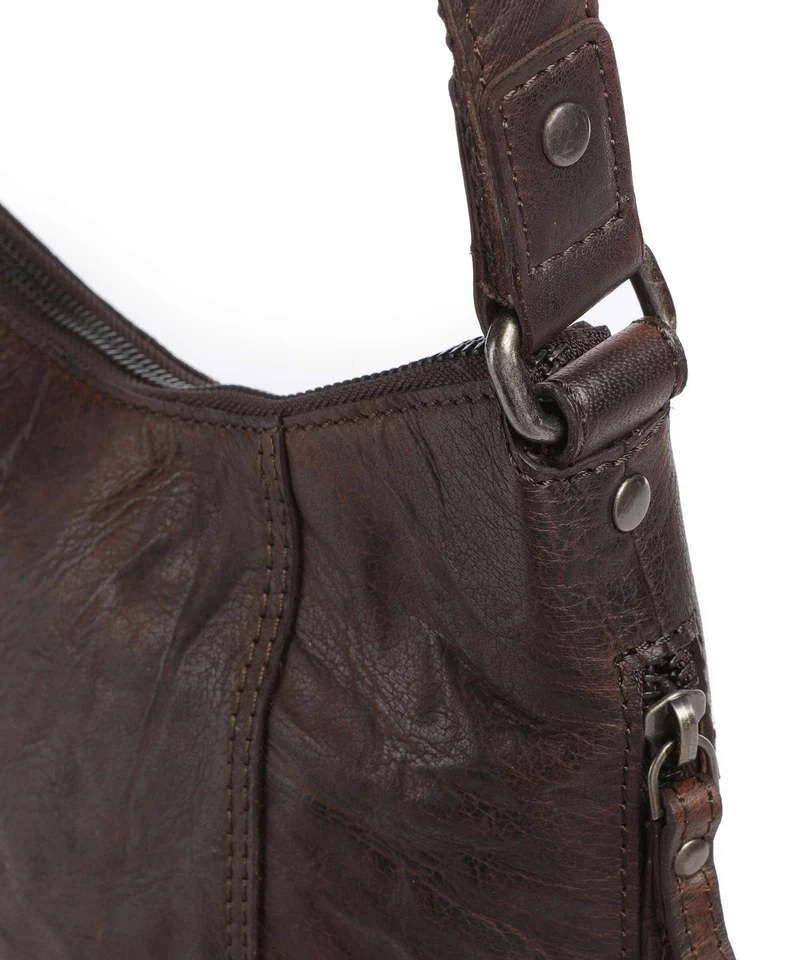 Spikes & Sparrow Bronco Jessyca Sac bandoulière dark brown