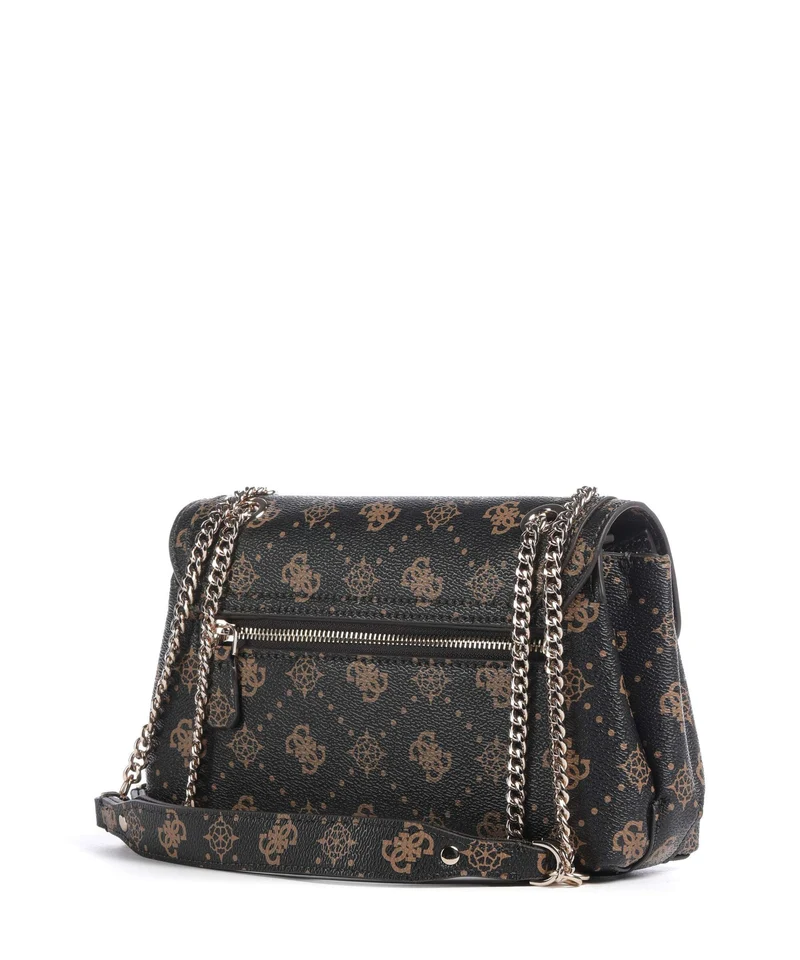 Guess Silia Sac porté épaule espresso logo