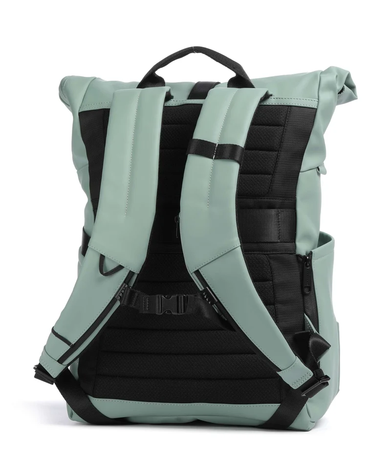 Piquadro Corner 2.0 Sac à dos roll-top green