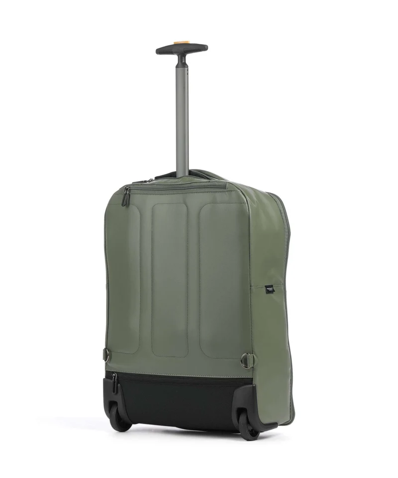 Mandarina Duck Coated Sac à dos à roulettes pine green