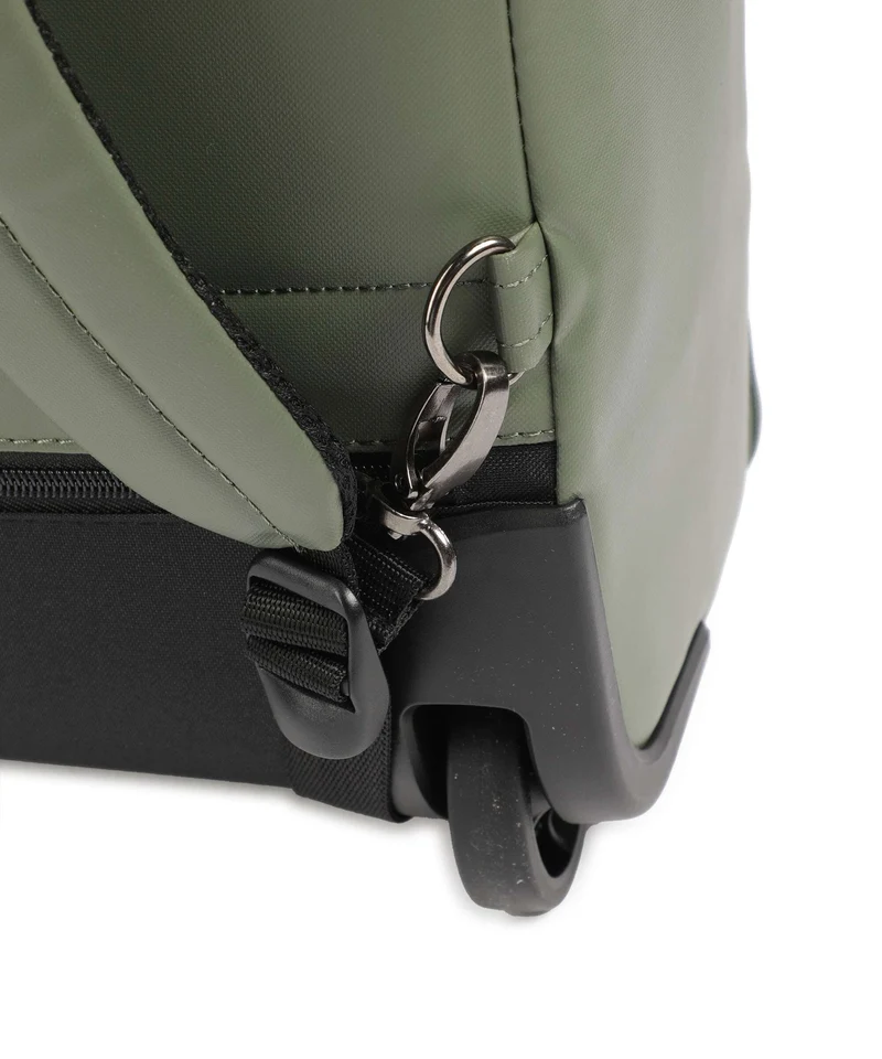 Mandarina Duck Coated Sac à dos à roulettes pine green