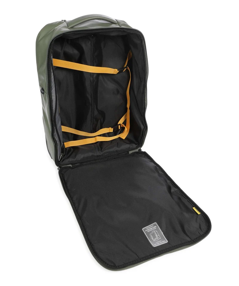 Mandarina Duck Coated Sac à dos à roulettes pine green
