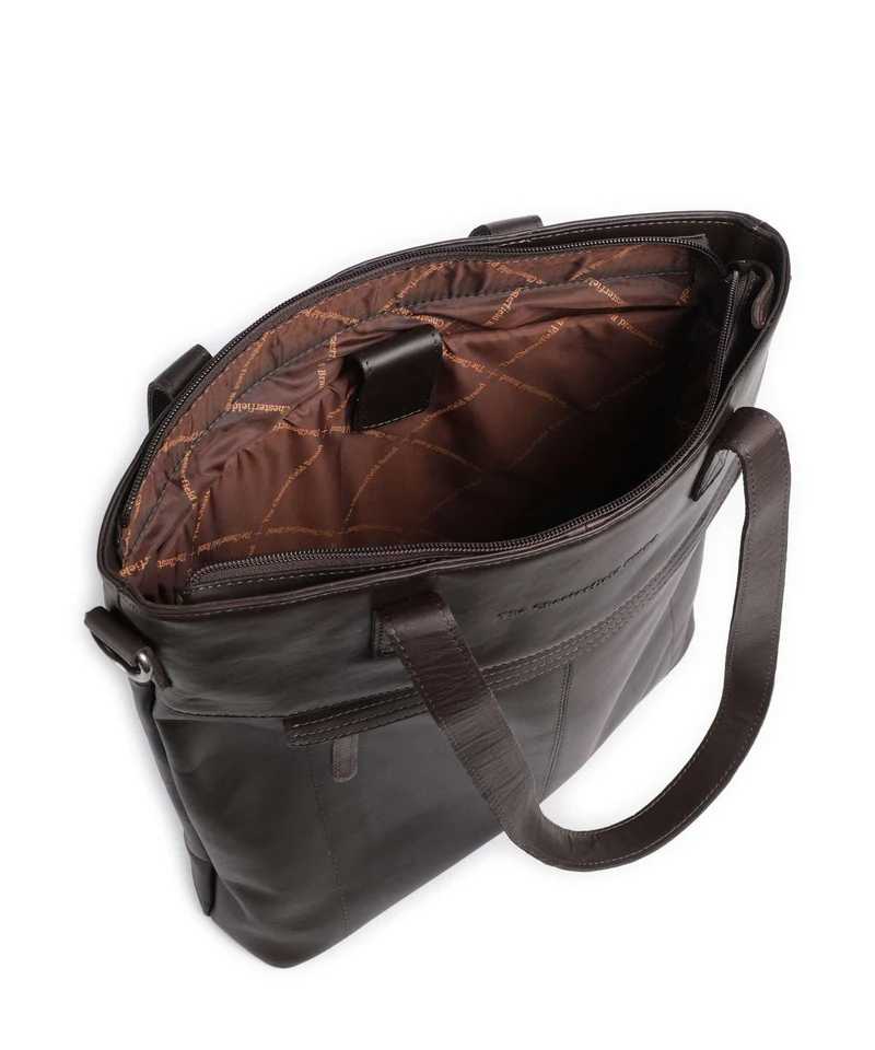 The Chesterfield Brand Wax Pull Up Cow Nunavik Cabas brown