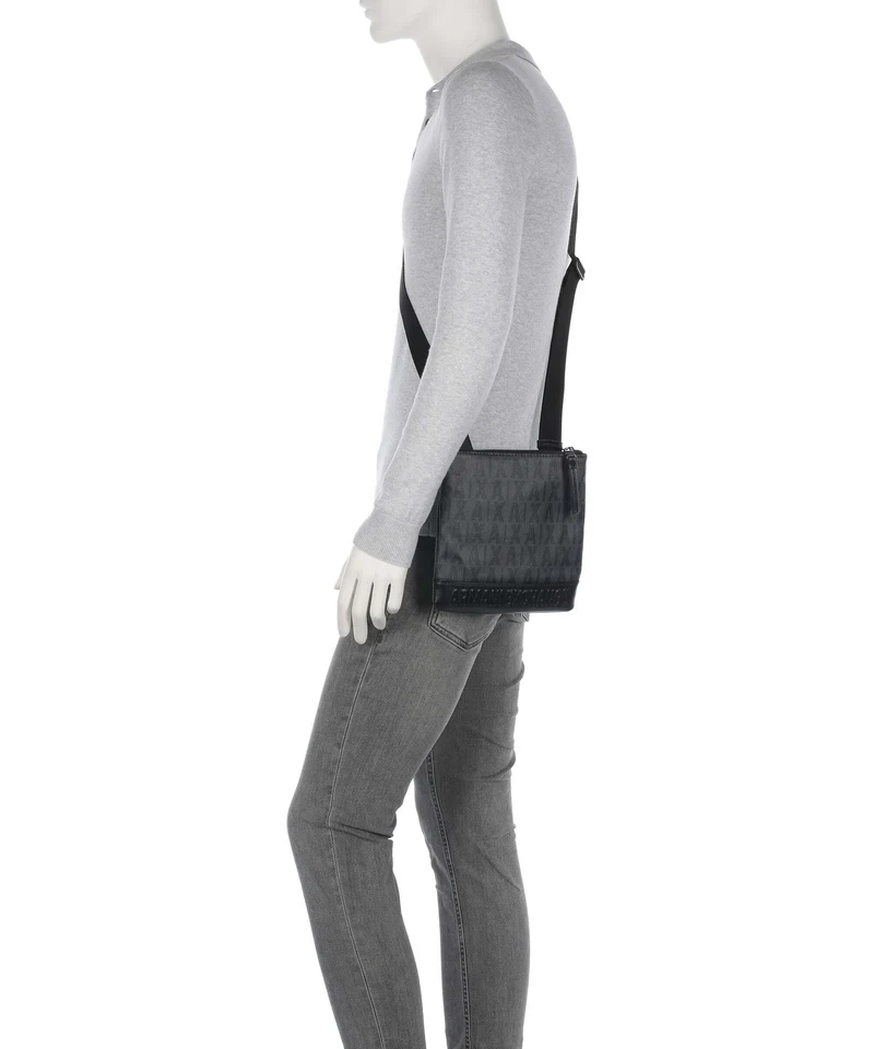 Armani Exchange Sac bandoulière asphalt black