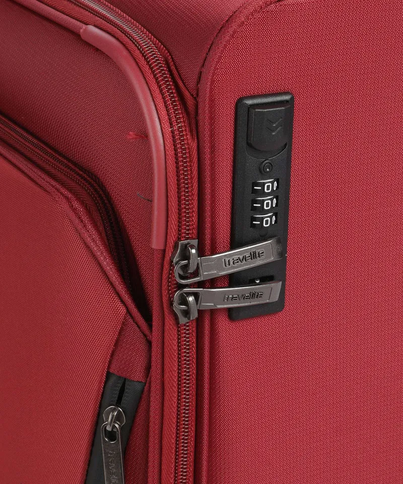 Travelite Cabin Slim 2 Valise 2 roues rot