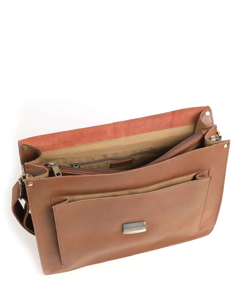 Burkely Vintage Scott Porte-document cognac