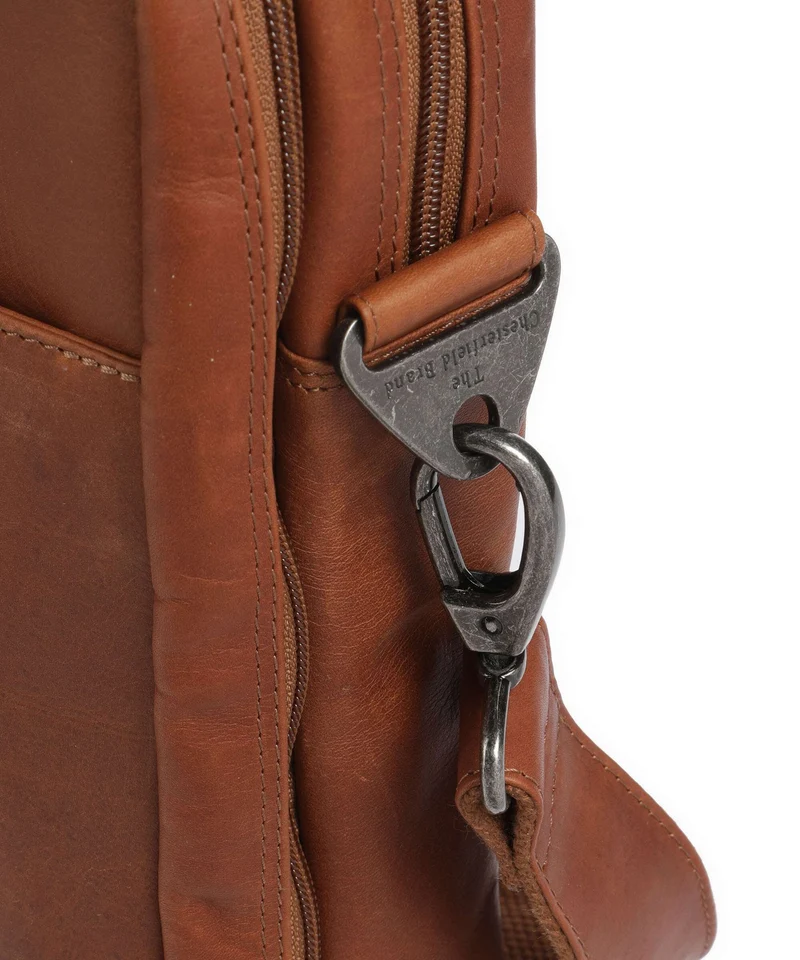The Chesterfield Brand Cow Wax Pull Up Frazer Porte-document cognac