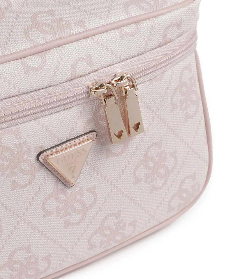 Guess Berta 4G Logo Trousse de toilette rose water logo
