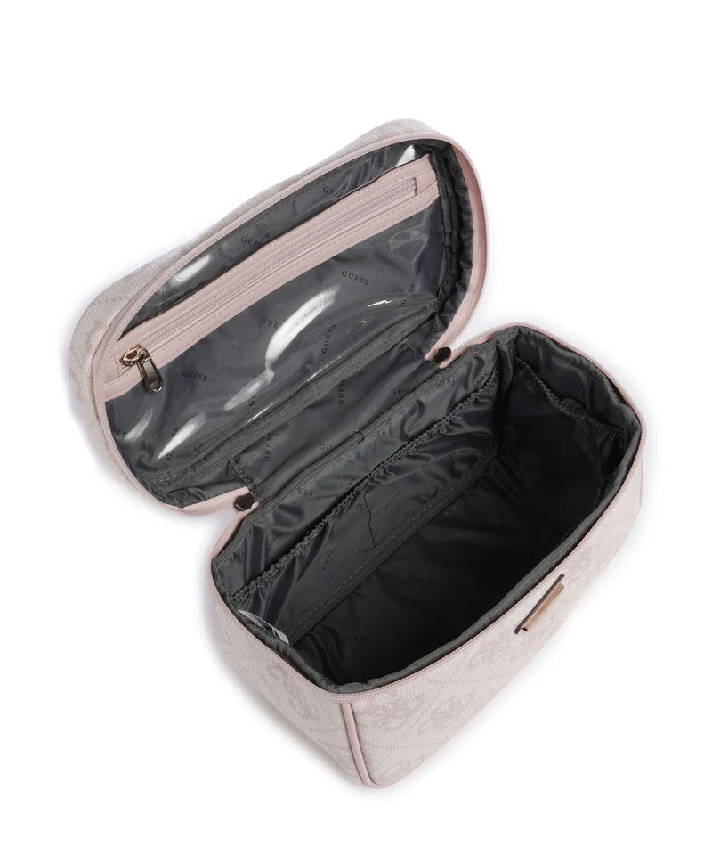 Guess Berta 4G Logo Trousse de toilette rose water logo
