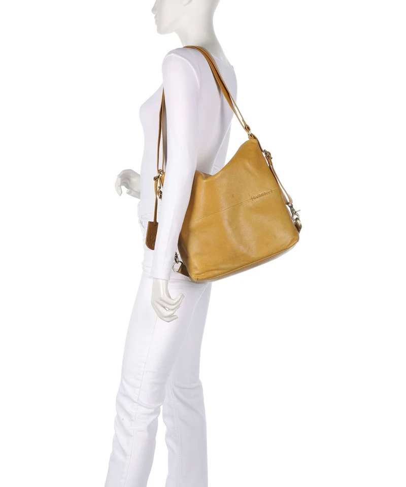 Burkely Natural Norah Sac à main porté dos yolk yellow
