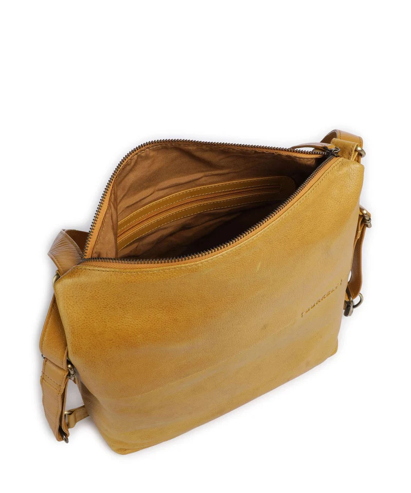 Burkely Natural Norah Sac à main porté dos yolk yellow