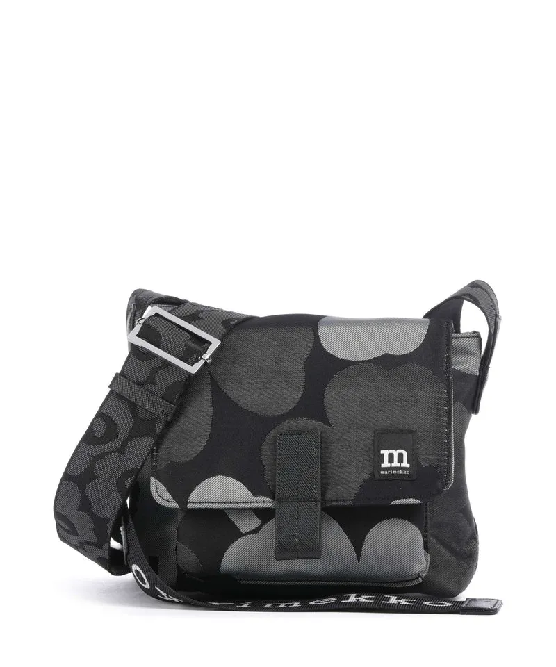 Marimekko Unikko Mini Sac bandoulière grey/dark grey/black