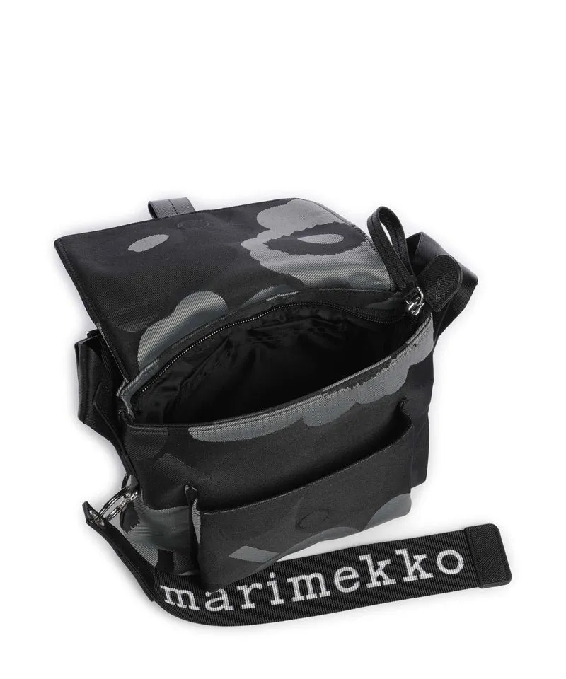 Marimekko Unikko Mini Sac bandoulière grey/dark grey/black