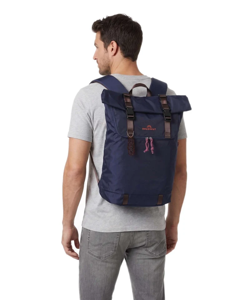 Doughnut Street Cruise Christopher Sac à dos roll-top navy
