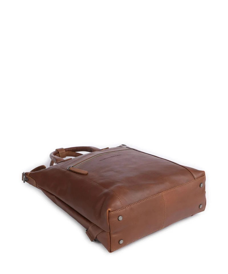 The Chesterfield Brand Wax Pull Up Cow Luisa Sac à main porté dos cognac