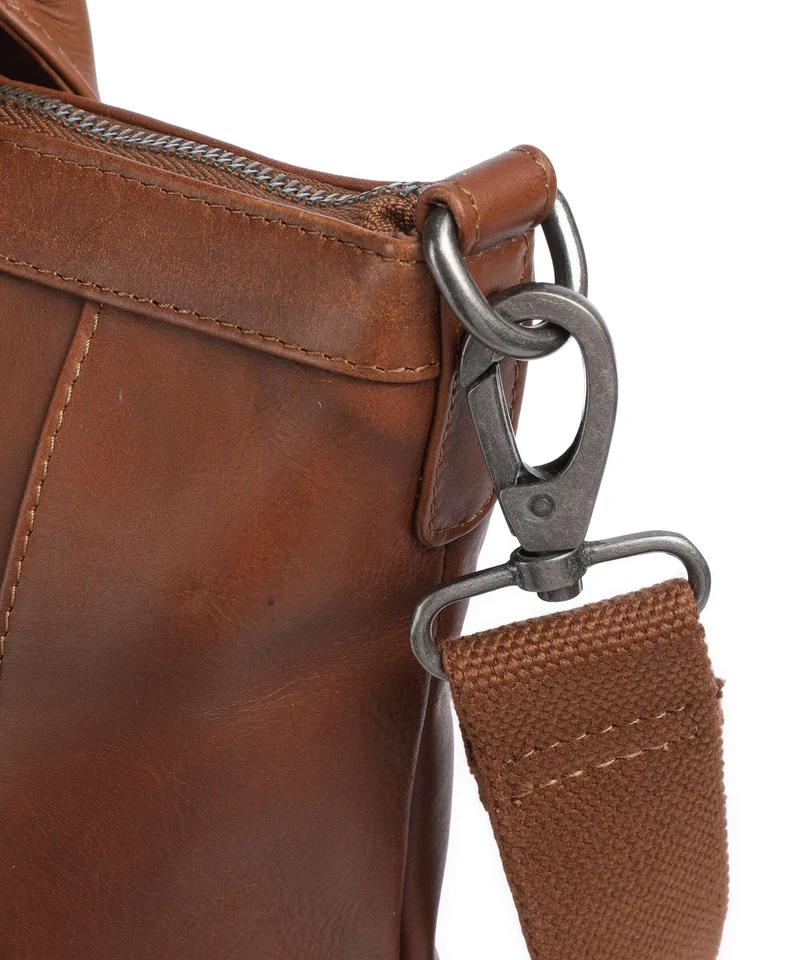 The Chesterfield Brand Wax Pull Up Cow Luisa Sac à main porté dos cognac