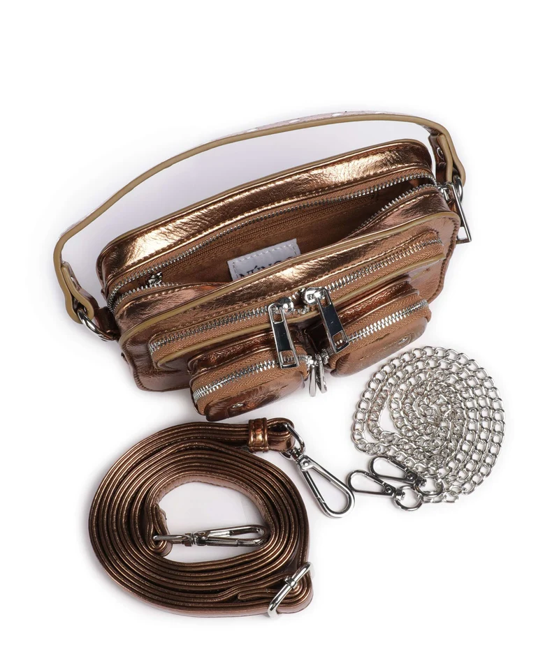 Núnoo Recycled Cool Helena Sac bandoulière bronze