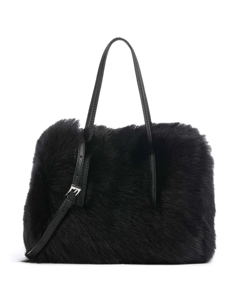 Abro Shearling Noelle Sac à main black/nickel