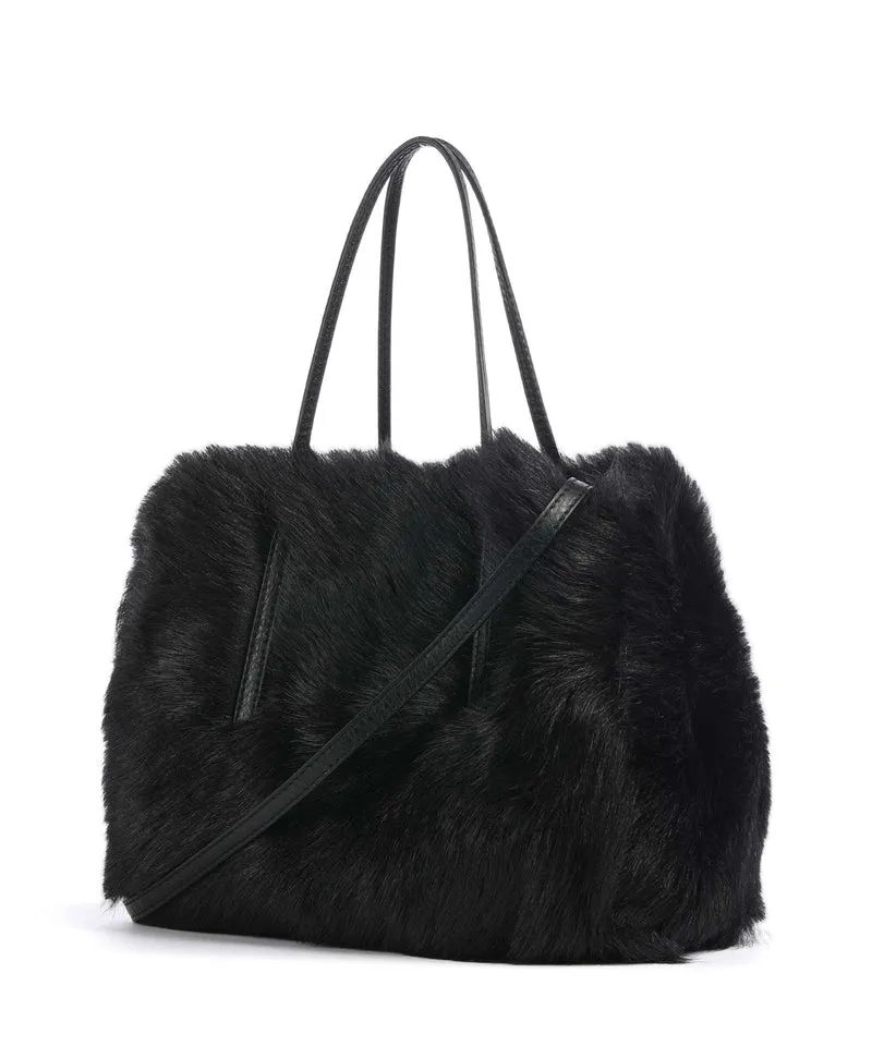 Abro Shearling Noelle Sac à main black/nickel
