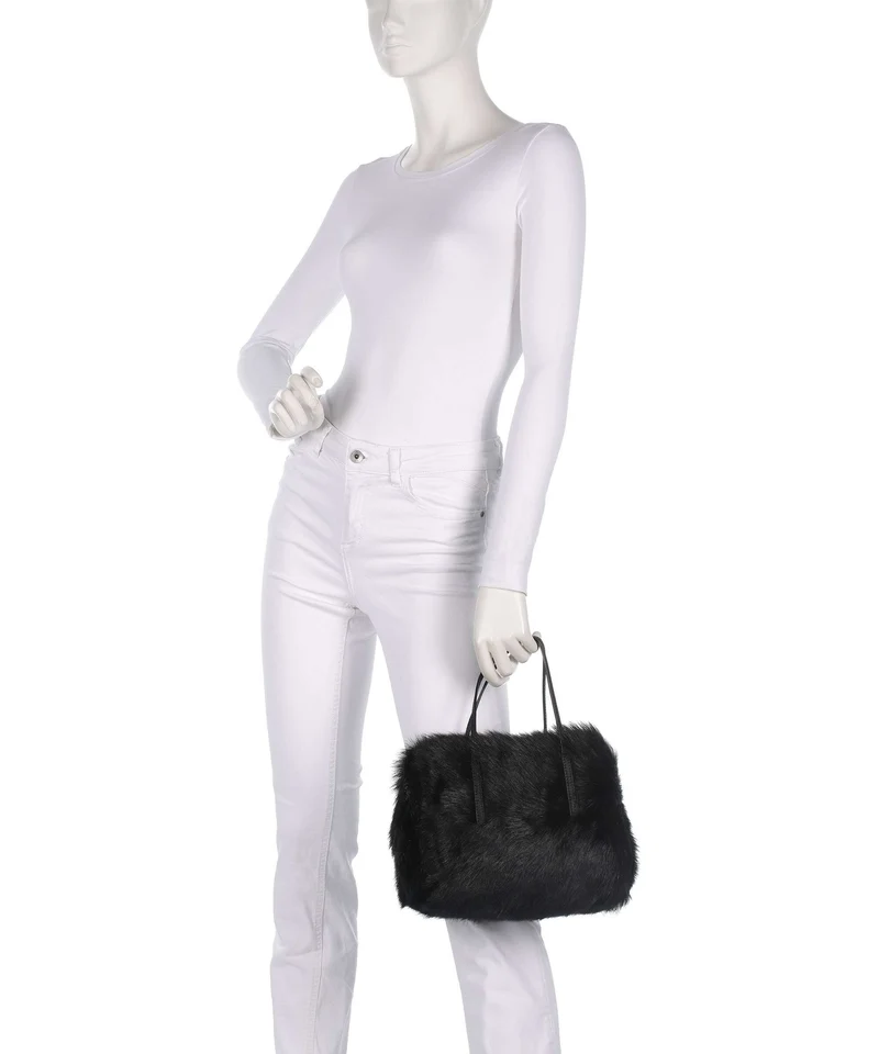 Abro Shearling Noelle Sac à main black/nickel