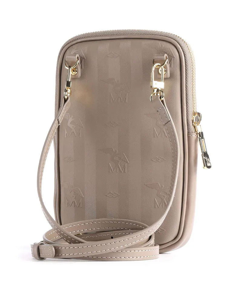Maison Mollerus Vinerus Wildhorn Pochette telephone taupe