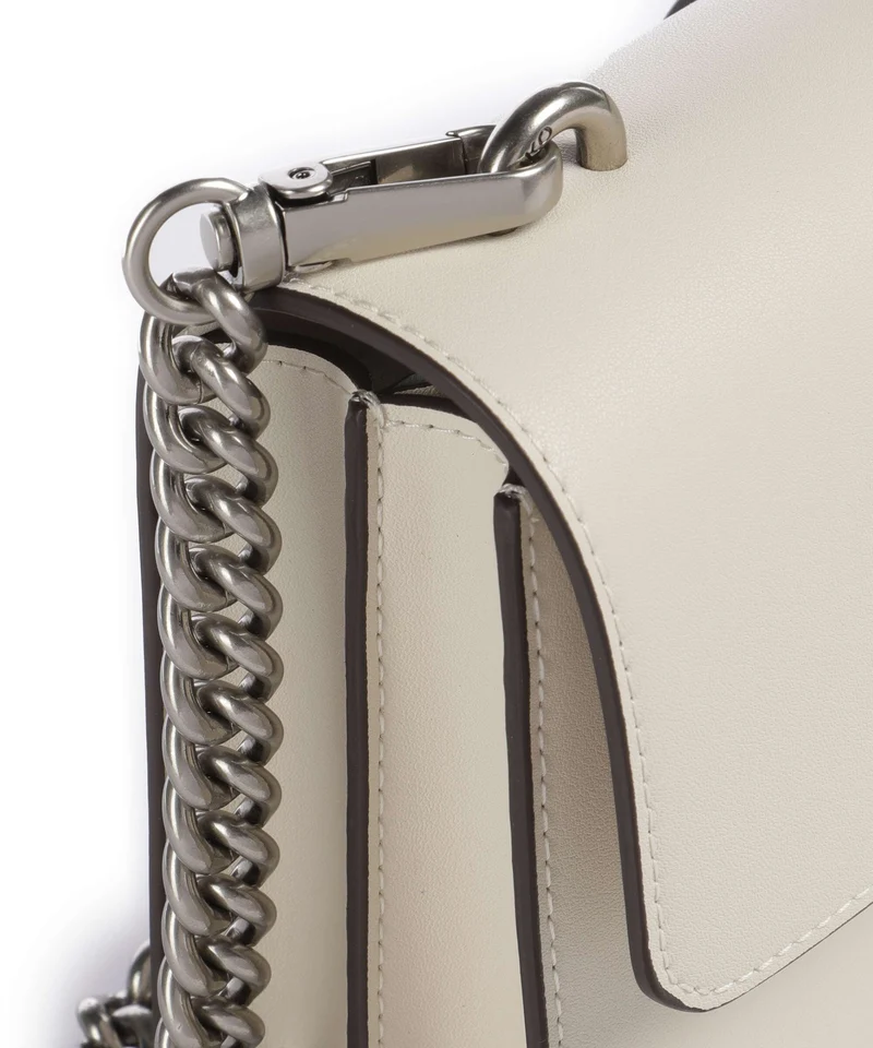Pinko Love One Mini Sac bandoulière bianco seta/old silver