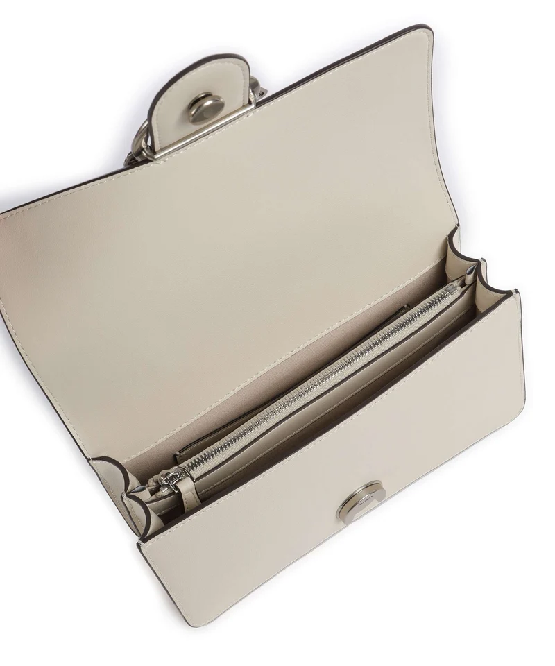 Pinko Love One Mini Sac bandoulière bianco seta/old silver