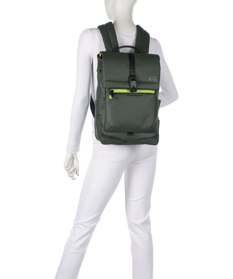 Piquadro Corner Special Sac à dos green