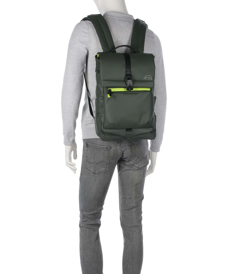 Piquadro Corner Special Sac à dos green