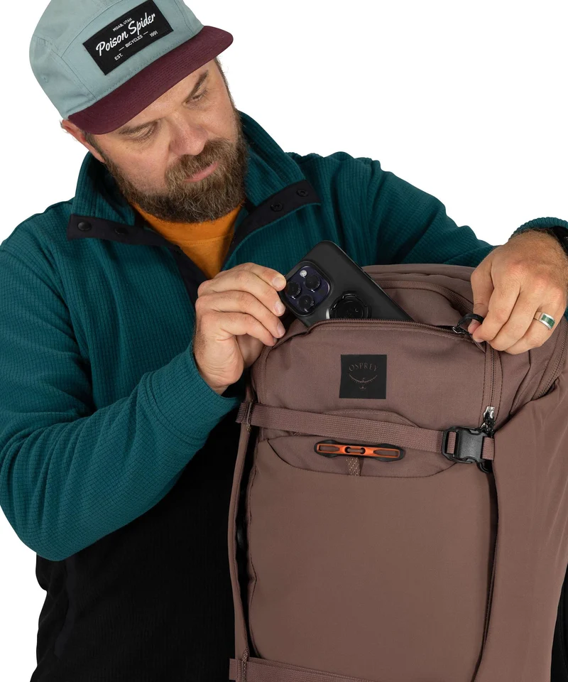 Osprey Metron 24 Sac à dos de randonnée magma brown/goby orange