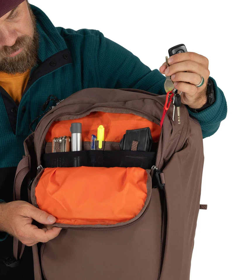 Osprey Metron 24 Sac à dos de randonnée magma brown/goby orange