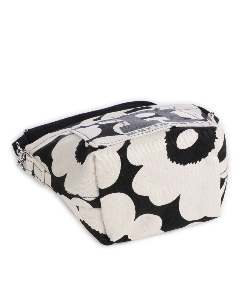 Marimekko Mono Unikko Mini Sac bandoulière cotton/black