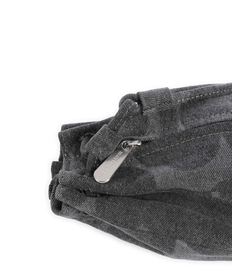 Marimekko Karla Denim Pikku Sac porté épaule light grey