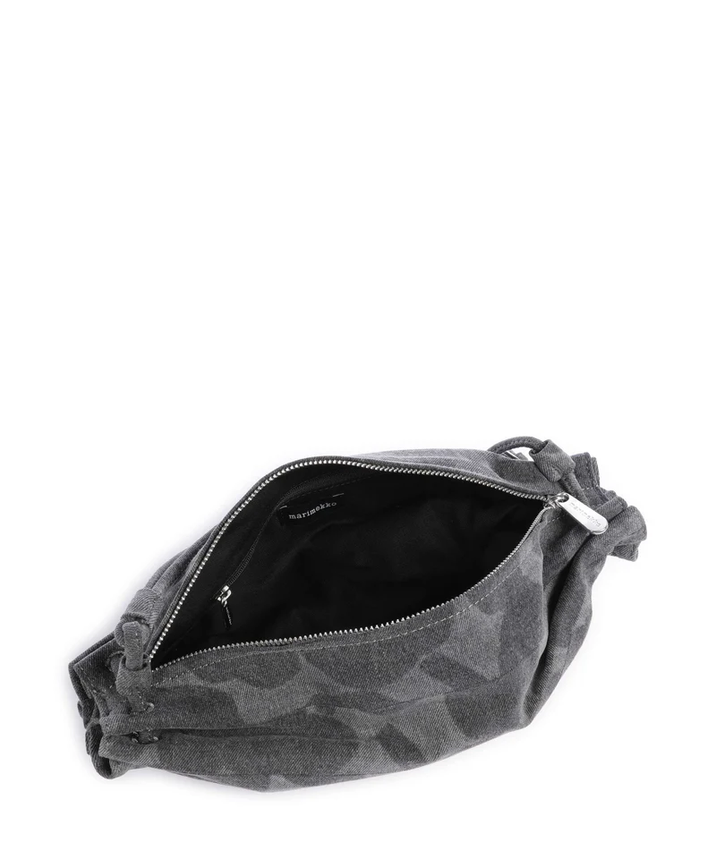 Marimekko Karla Denim Pikku Sac porté épaule light grey
