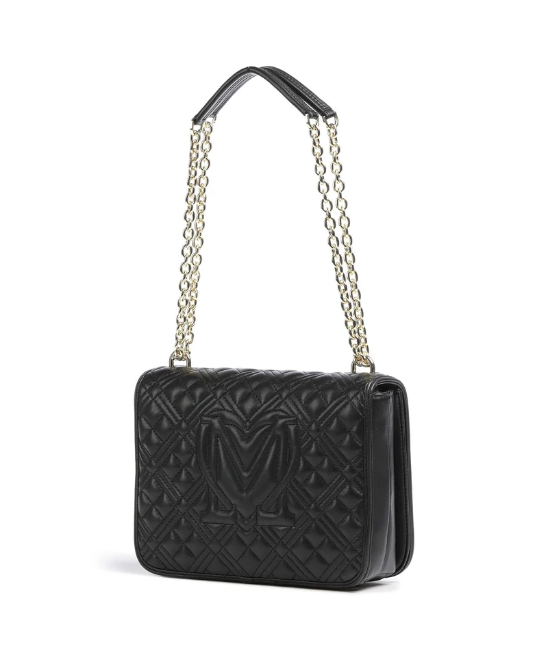 Love Moschino Quilted Sac porté épaule nero