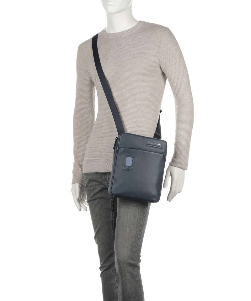 Piquadro Akron Sac bandoulière blue