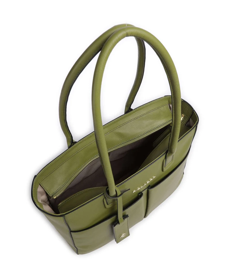 Piquadro Nevet Cabas green