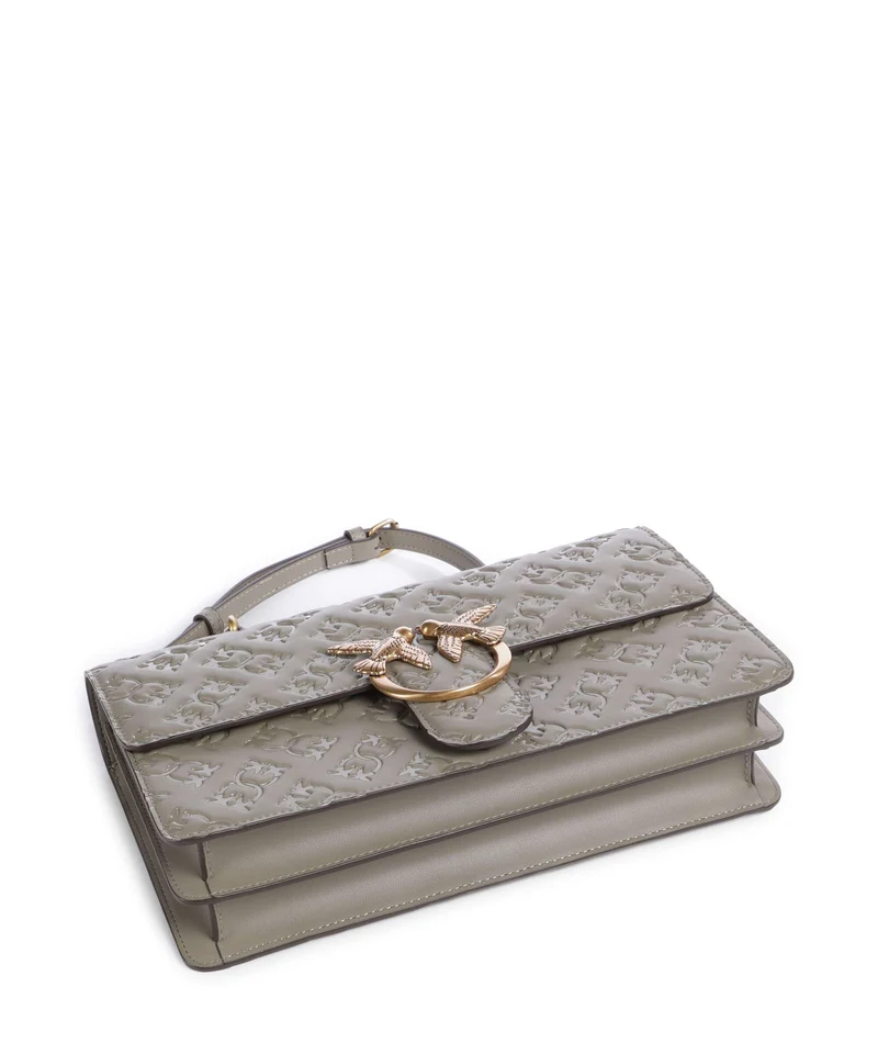 Pinko Love One Classic Sac porté épaule noce/antique gold