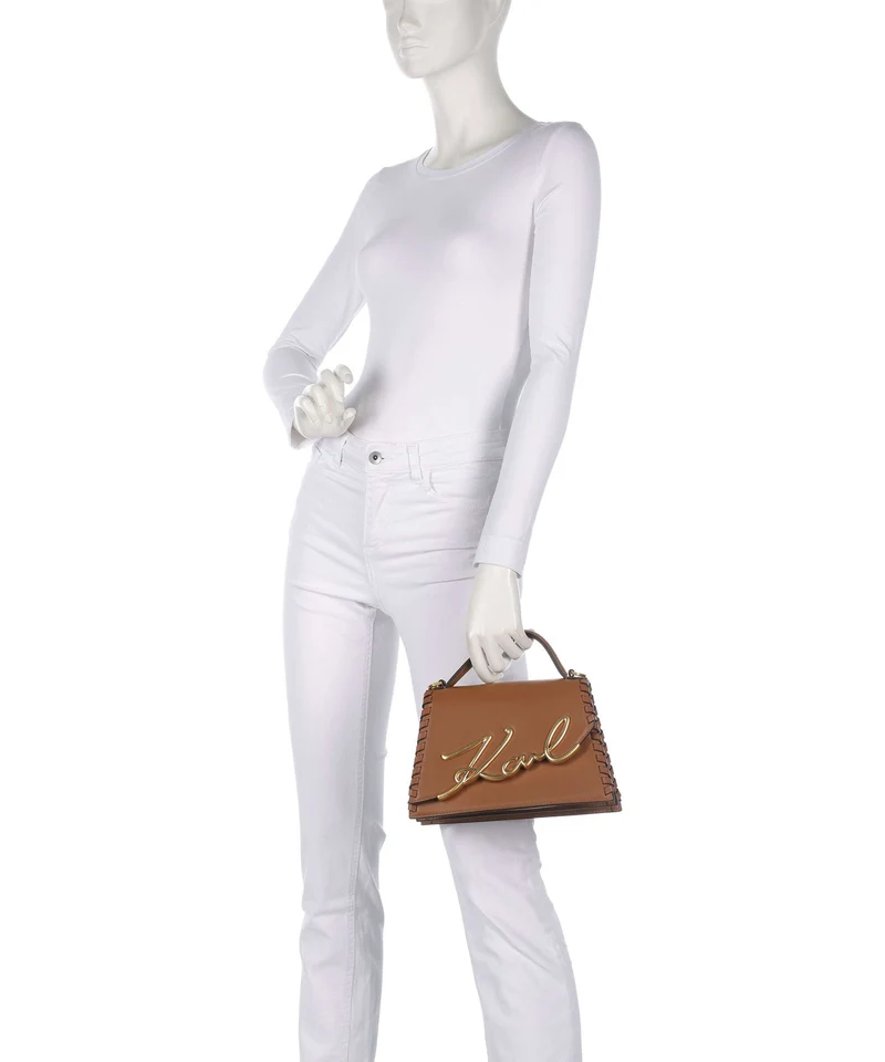 Karl Lagerfeld K/Signature 2.0 Sac à main dark tan